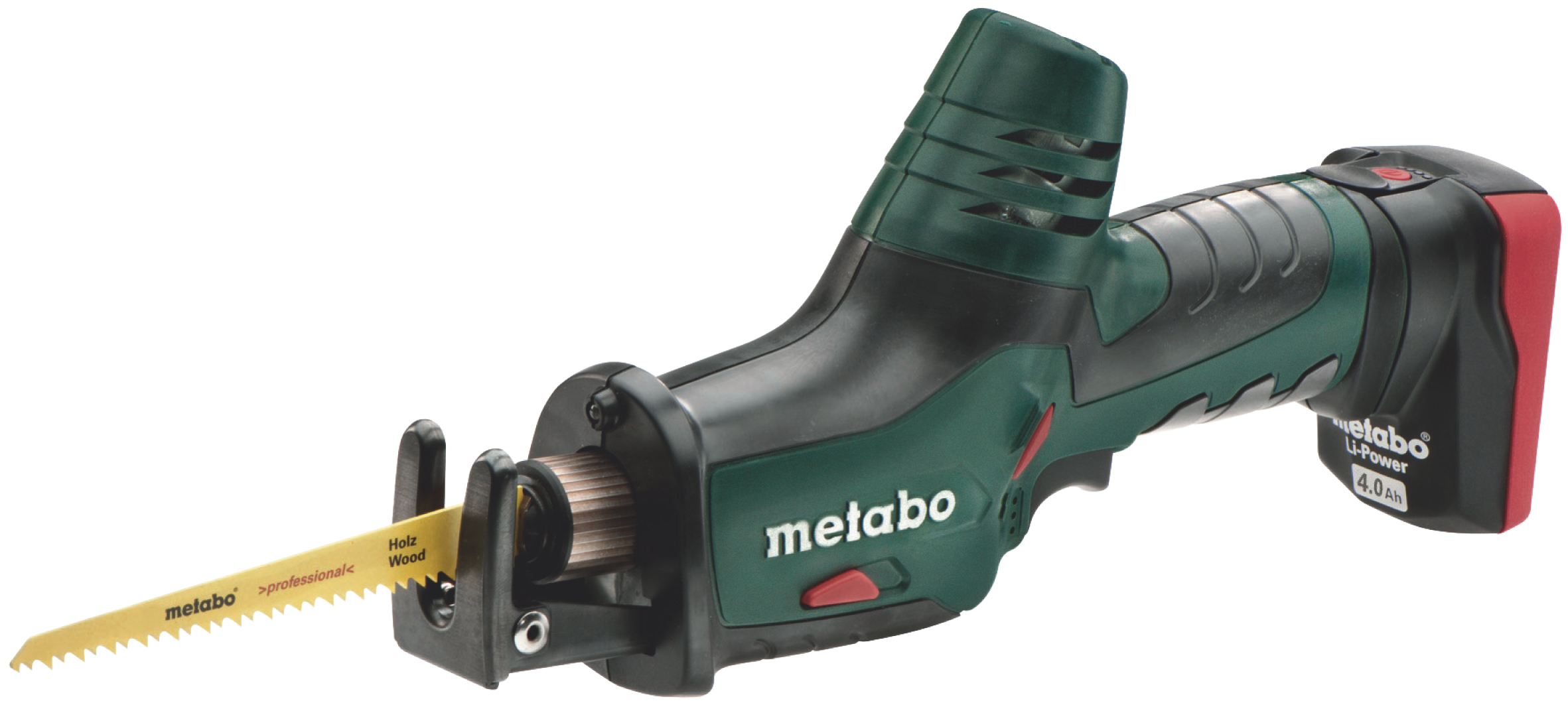 Увеличенная фотография Аккумуляторная cабельная пила  Metabo PowerMaxx ASE (1,8 В; 2x4,0 Ач) 602264750